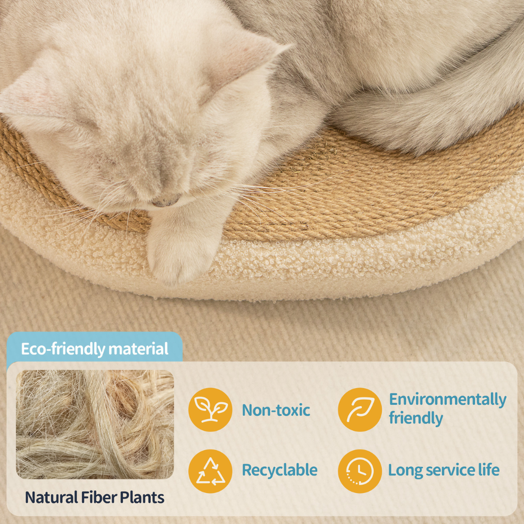 SisalNest – Premium Cat Sisal Scratching Bed