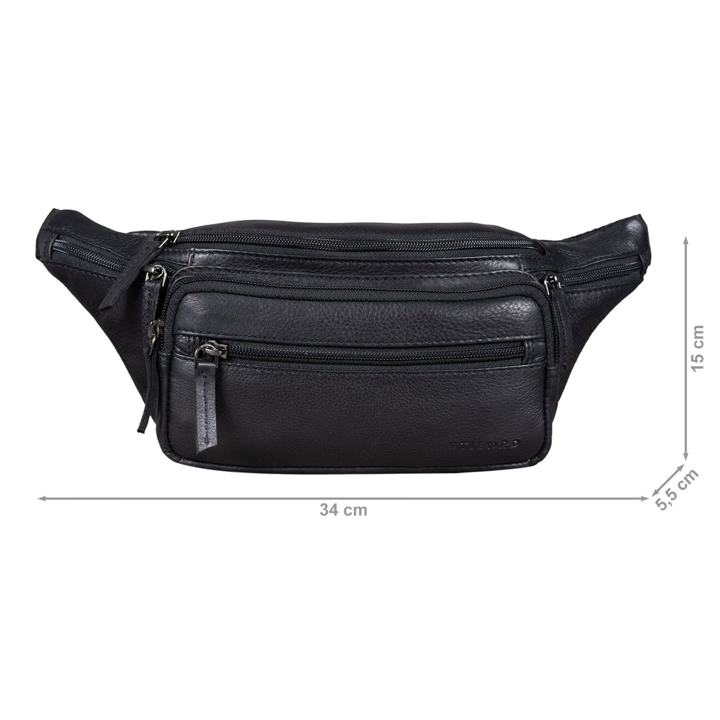 Lightweight Crossbody Waist Bag with Adjustable Strap