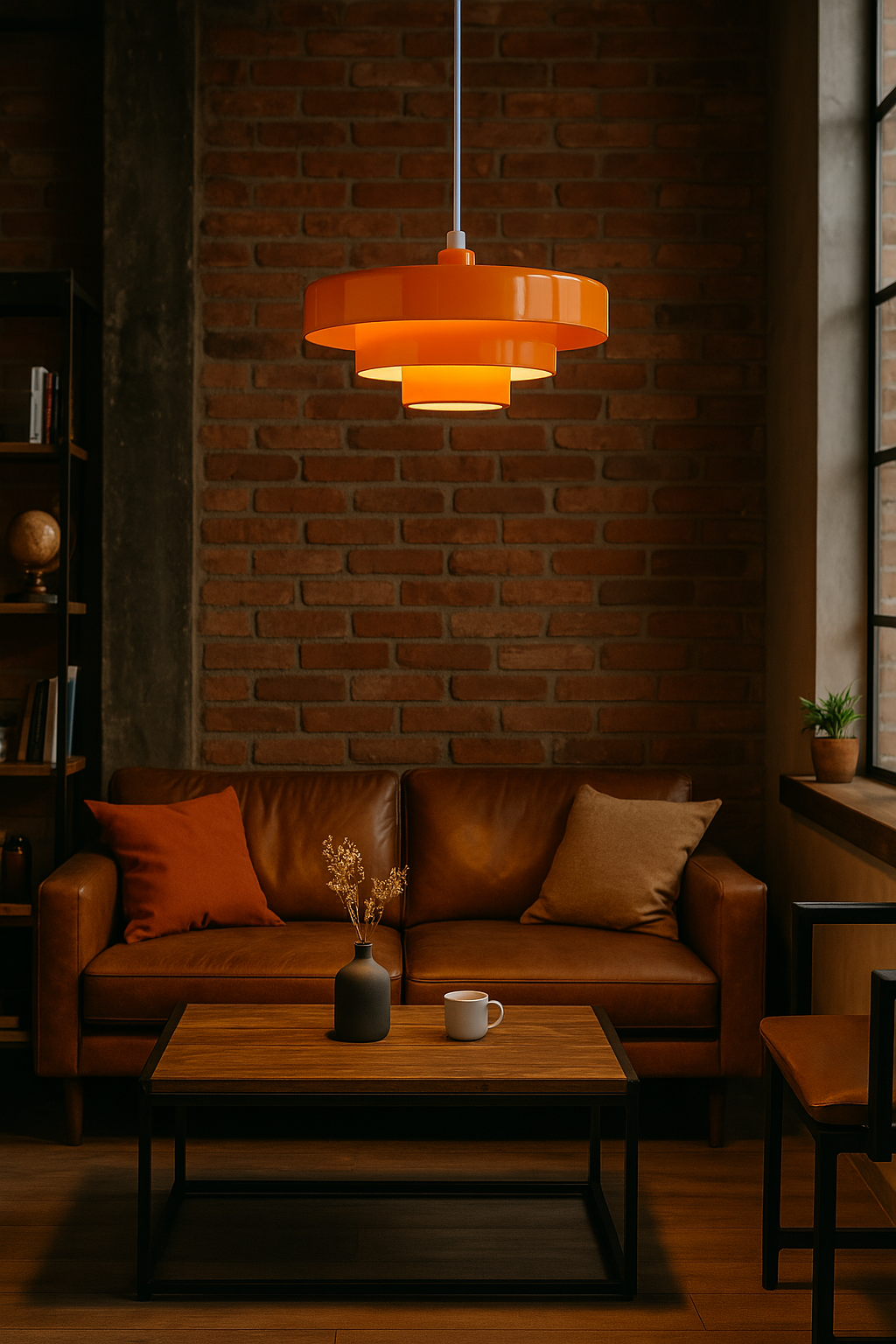 Vintage LED Pendant Light – Warm Ambient Hanging Lamp