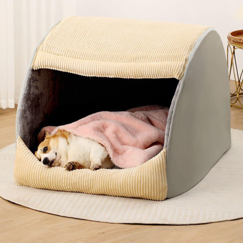 FluffNest Luxe – Spacious Plush Dog Bed for Cozy, Year-Round Comfort