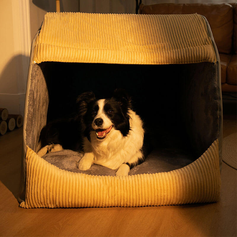 FluffNest Luxe – Spacious Plush Dog Bed for Cozy, Year-Round Comfort