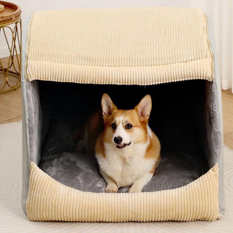 FluffNest Luxe – Spacious Plush Dog Bed for Cozy, Year-Round Comfort