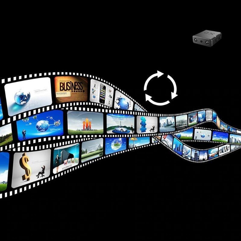 Compact Wireless Security Camera with Night Vision and Wide Angle