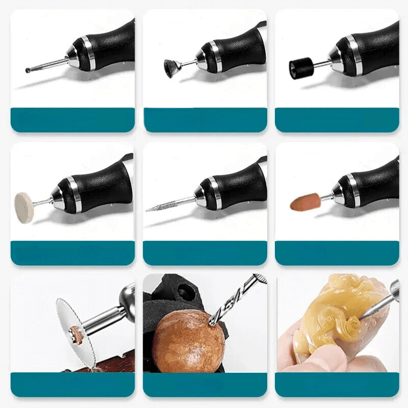 Cordless USB Rotary Tool Kit for Engraving, Drilling & Precision DIY Work