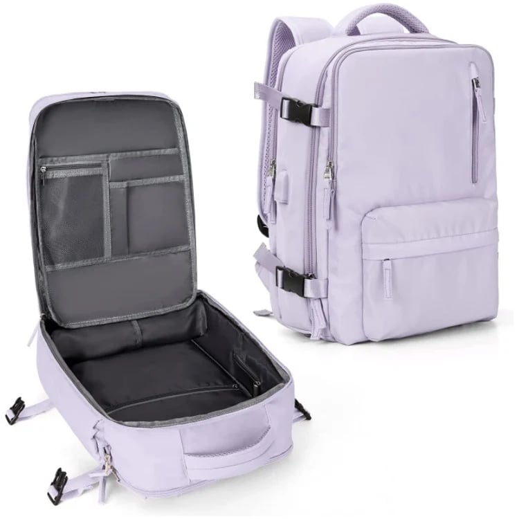 Women’s 35L Travel Backpack with Laptop Compartment & USB Port