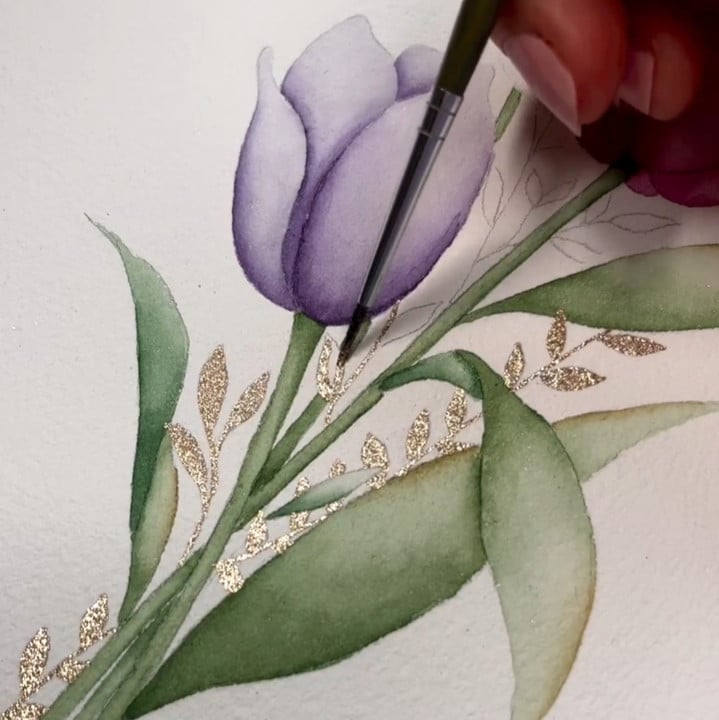 20 Color Watercolor Paint Set With Shimmer Pigments