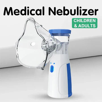 BreatheEase™ Mini Mesh Nebulizer Pro – Portable & Silent for Adults & Kids
