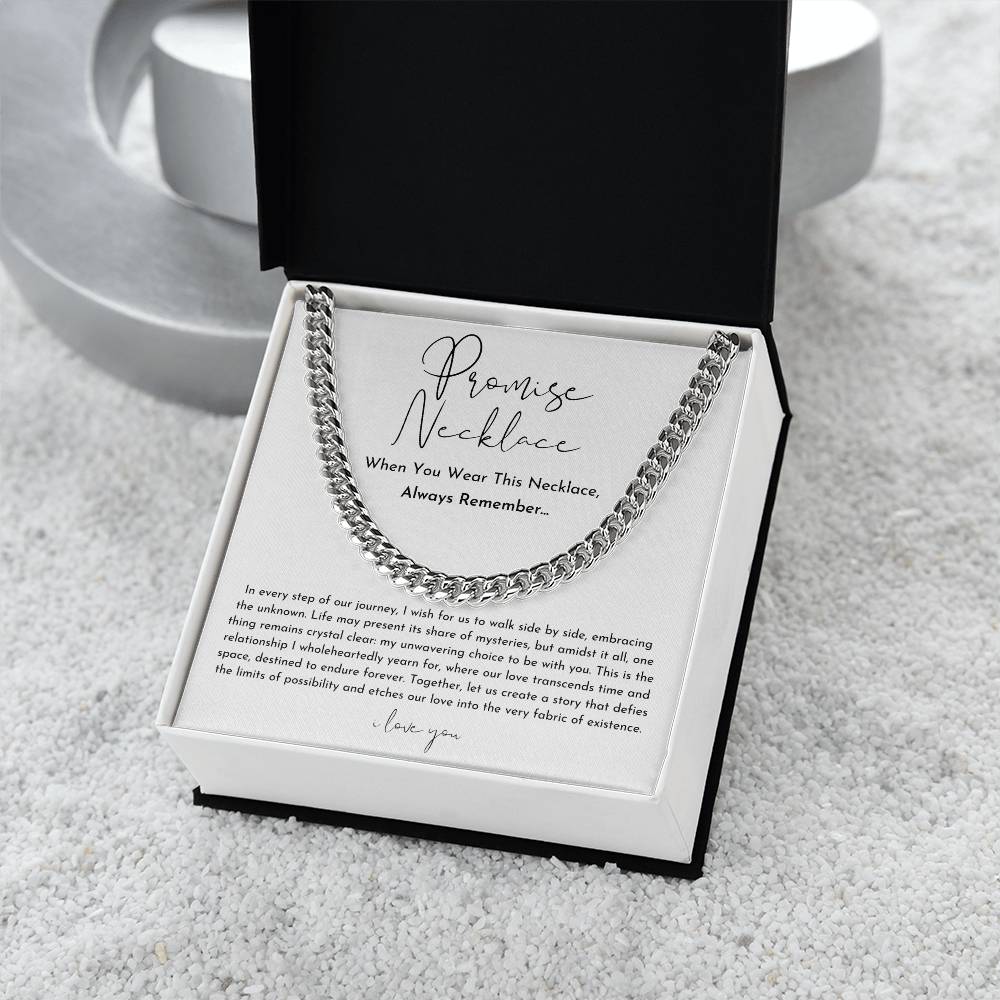 Promise Necklace Adjustable Pendant Gift Necklace
