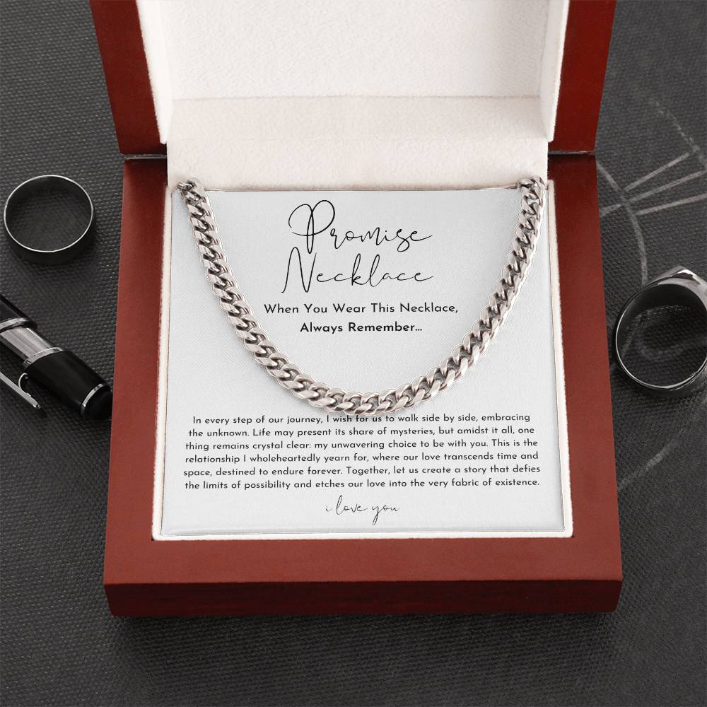 Promise Necklace Adjustable Pendant Gift Necklace