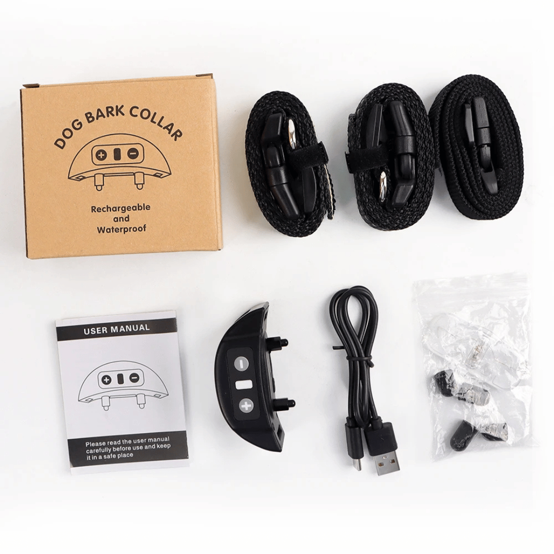 QuietGuard™ Automatic Anti-Bark Dog Training Collar – Humane Sound, Vibration & Static Control