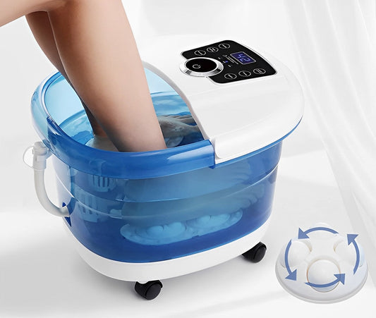 RelaxFlow™ Hydrotherapy Foot Spa Bath Massager with Heat