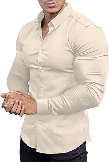 David Slim-Fit Wrinkle-Free Stretch Shirt for Men