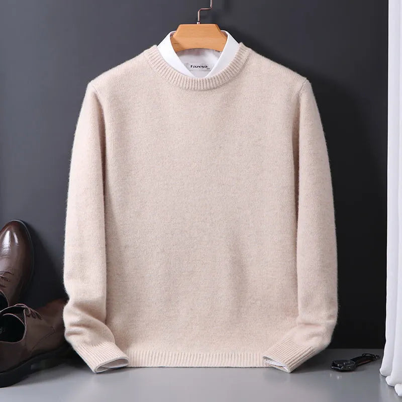 Oliver™ Winter Cashmere Men’s Sweater – Timeless Luxury & Comfort
