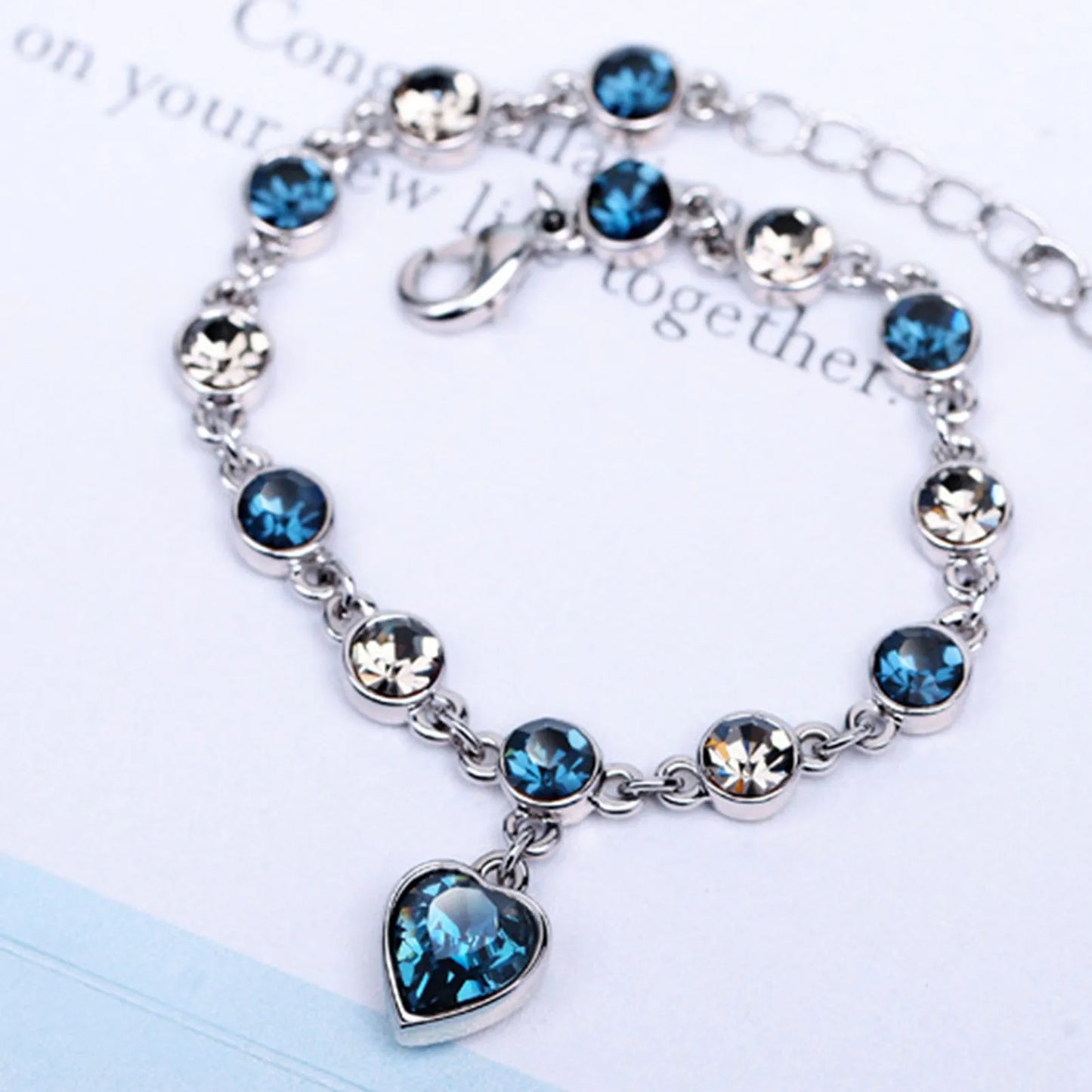 Heart of the Ocean – Crystal Bracelet