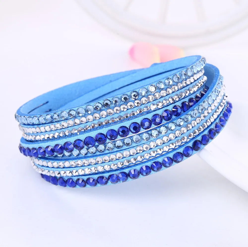 LumiWrap™ Multi-Layer Rhinestone Wrap Bracelet