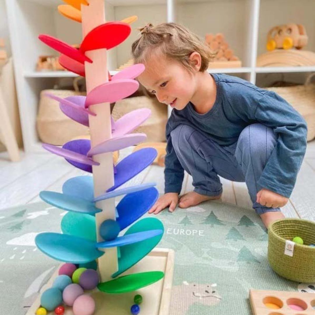 Luca - Interactive Rainbow Marble Tree