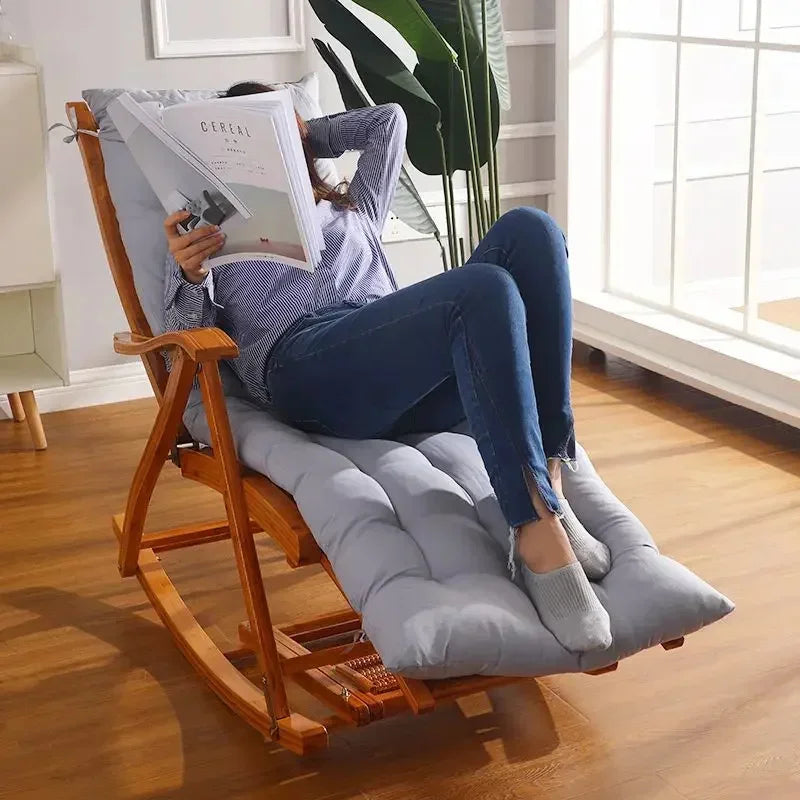 Ergonomic Rocking Chair Cushion Thick Comfort Seat Pad