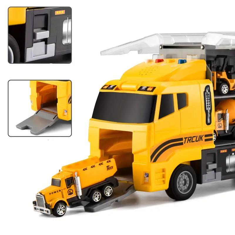 Construction Vehicle Toy Playset for Kids