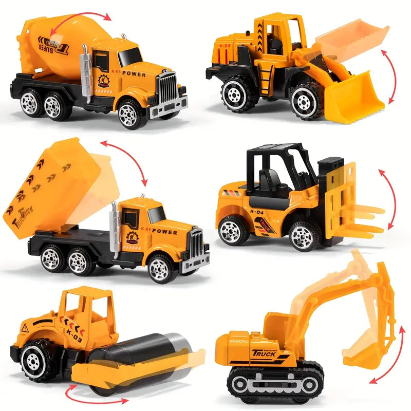 Construction Vehicle Toy Playset for Kids