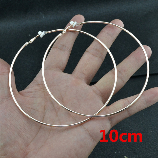 Round Clip-On Earrings – Stainless Steel No Piercing Ear Clips