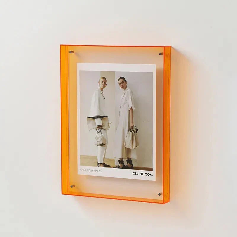 Transparent Floating Acrylic Picture Frame