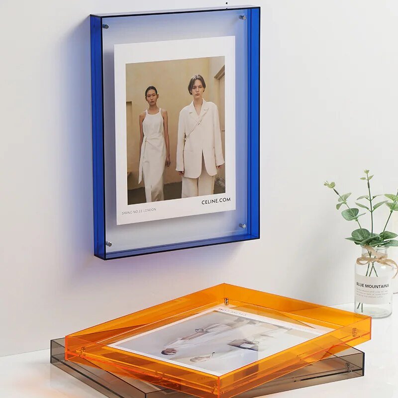 Transparent Floating Acrylic Picture Frame