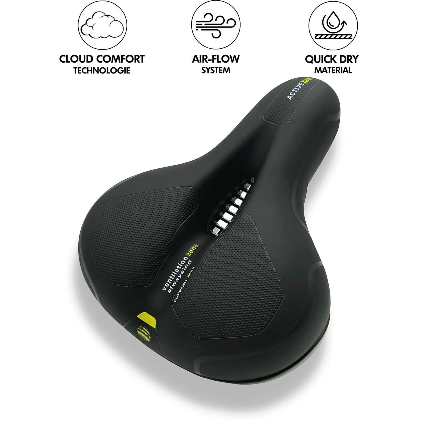CloudComfort Pro Bicycle Saddle – Comfort & Shock Absorption