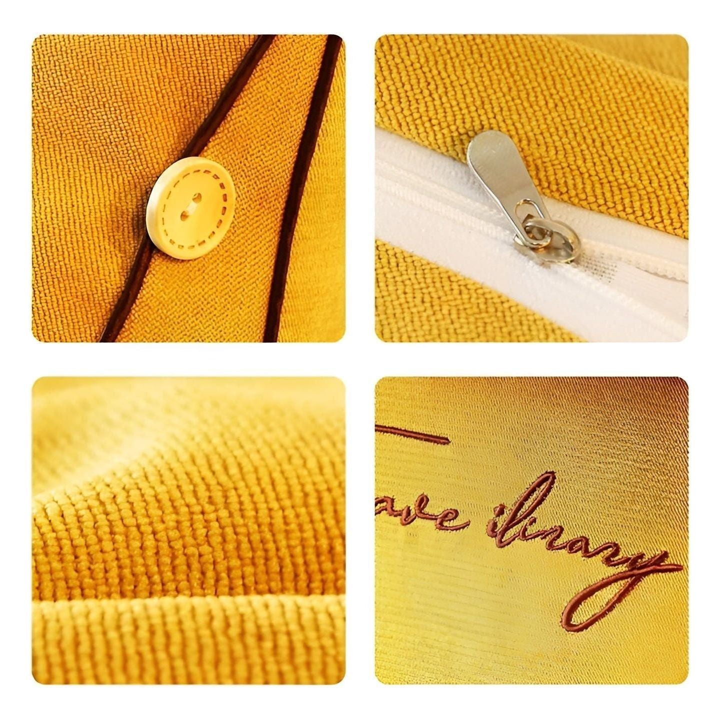 Ergonomic Triangular Reading Pillow with Back Support for Bed & Sofa