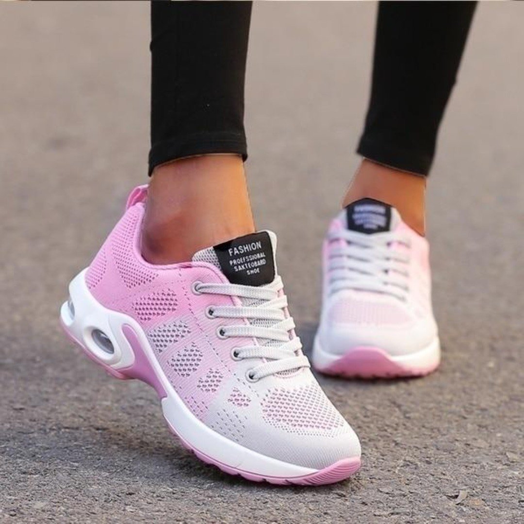 Comfort Support Walking Shoes Women Cushioned Breathable Sneakers