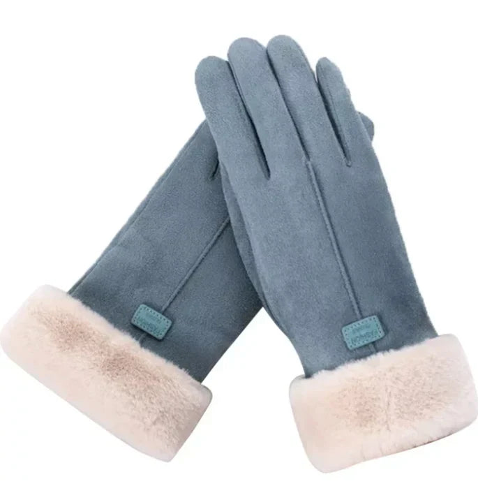 Women’s Winter Touchscreen Gloves – Soft Suede Style Warm Gloves