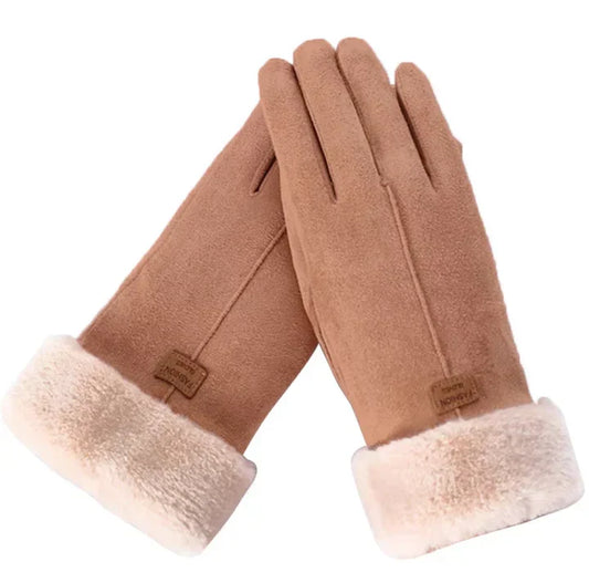 Women’s Winter Touchscreen Gloves – Soft Suede Style Warm Gloves