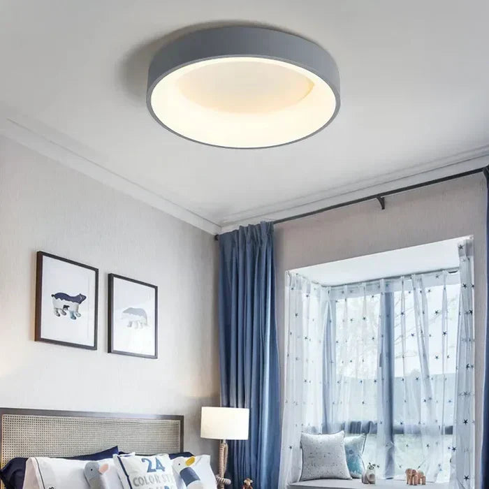 Round LED Ceiling Light – Scandinavian Minimalist Design