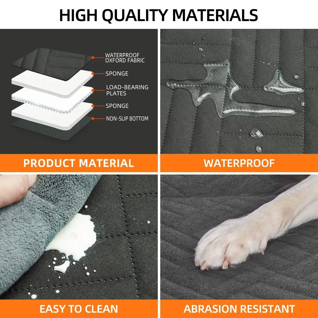 PawExtend Pro – Hard Bottom Car Seat Extender for Dogs with Waterproof Protection