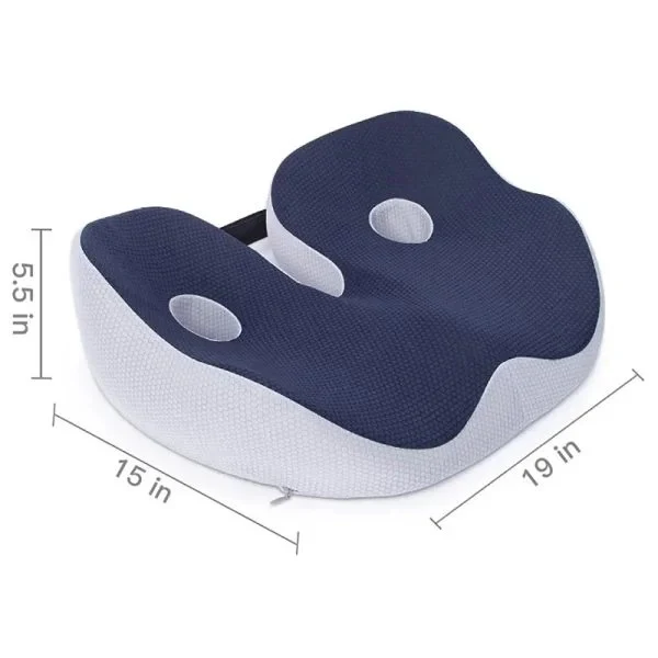 PostureNest Adjustable Memory Foam Seat Cushion