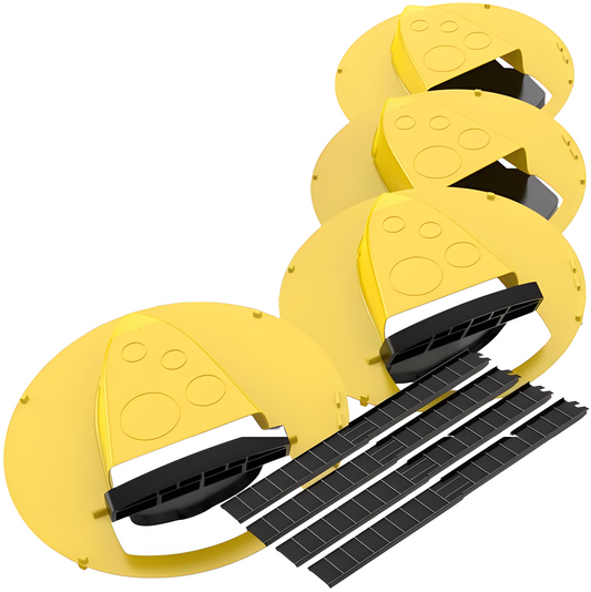 SnapSecure™ 4-Pack Bucket Lid Mouse Trap (Humane Auto-Reset)