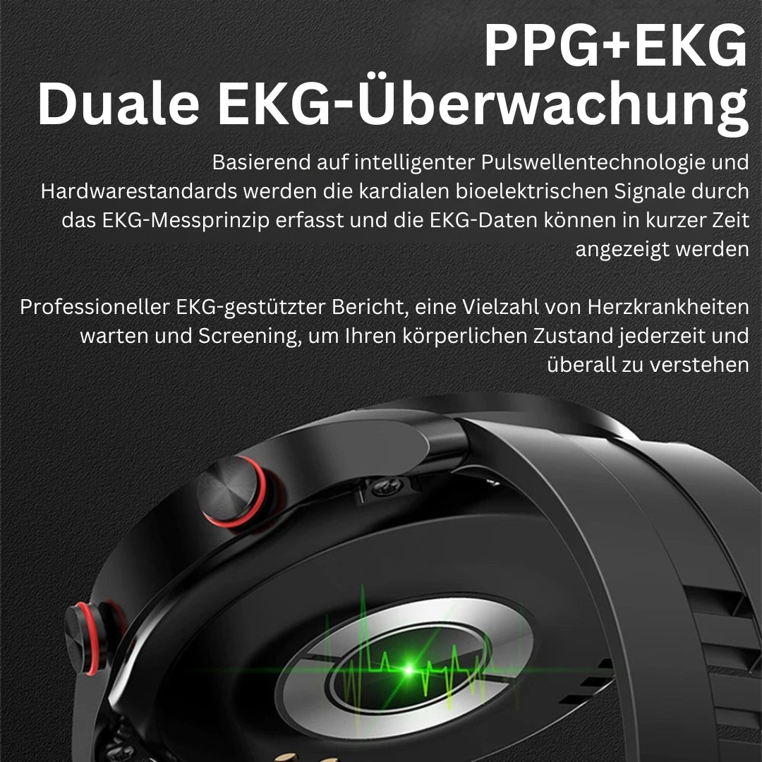 Health Monitoring Smartwatch – Multi-Function Fitness & Wellness Tracker