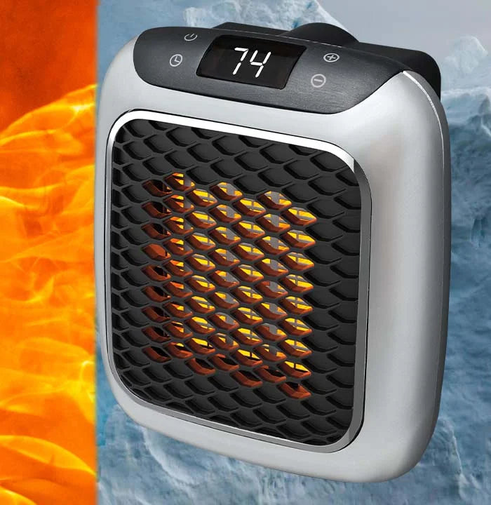 Portable Electric Space Heater with Safety Protection