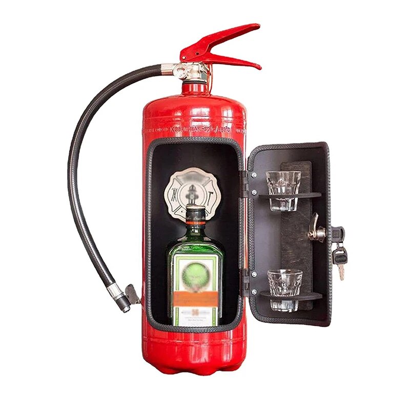 BlazeVault | Hidden Bottle Storage Fire Extinguisher