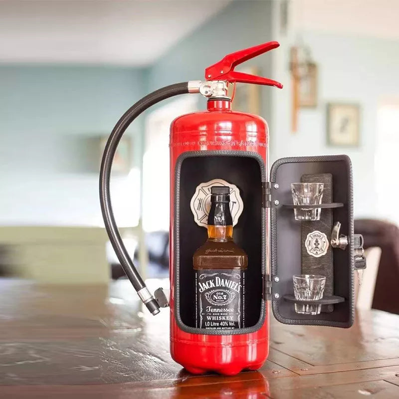 BlazeVault | Hidden Bottle Storage Fire Extinguisher