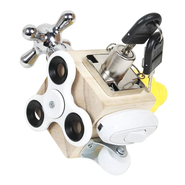 Montessori Aktivitätswürfel Sensorisches Lernspielzeug