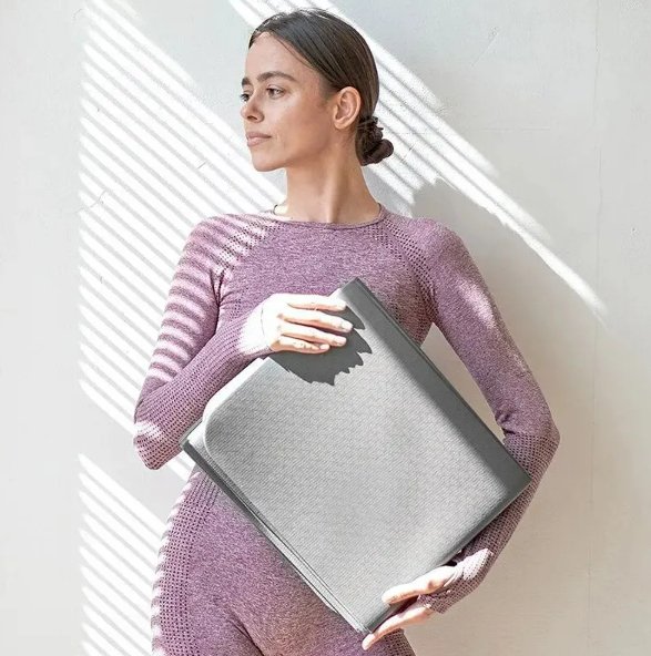 Foldable Non-Slip Yoga Mat Compact Travel Exercise Mat