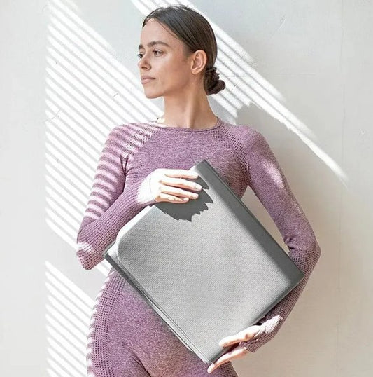 Foldable Non-Slip Yoga Mat Compact Travel Exercise Mat