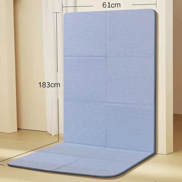 Foldable Non-Slip Yoga Mat Compact Travel Exercise Mat