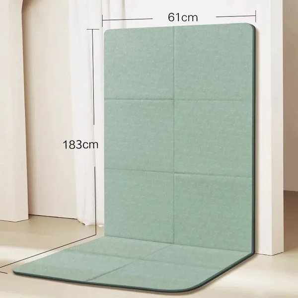 Foldable Non-Slip Yoga Mat Compact Travel Exercise Mat