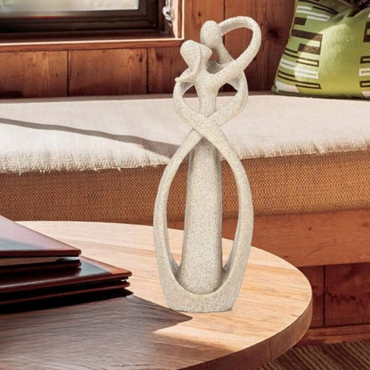 HarmonyBond Abstract Couple Sculpture