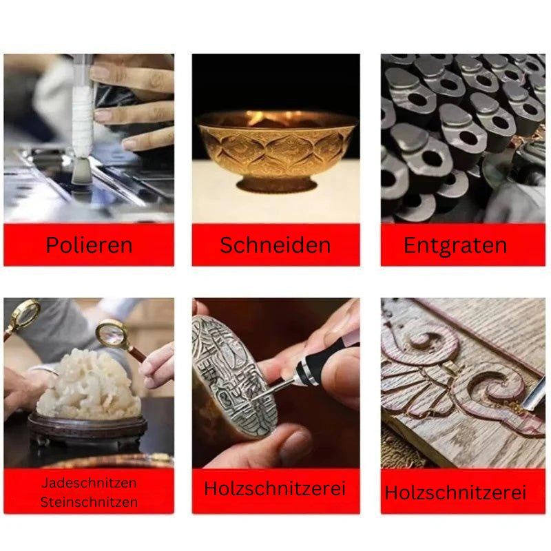 Cordless USB Rotary Tool Kit for Engraving, Drilling & Precision DIY Work