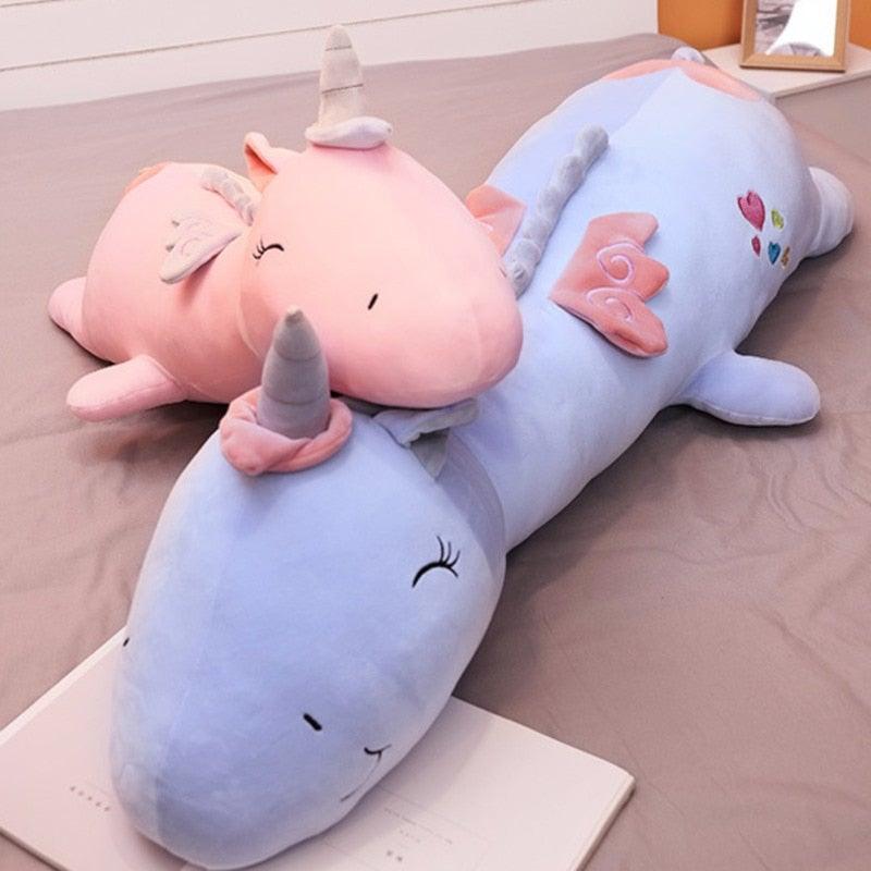 GlowHug Rainbow Unicorn Plush with Gentle Night Light