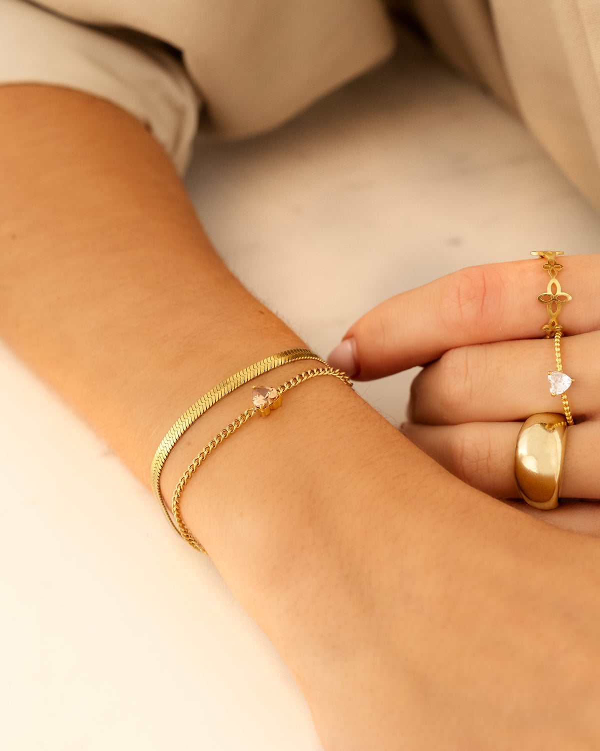 HeartGlow™ Birthstone Heart Bracelet