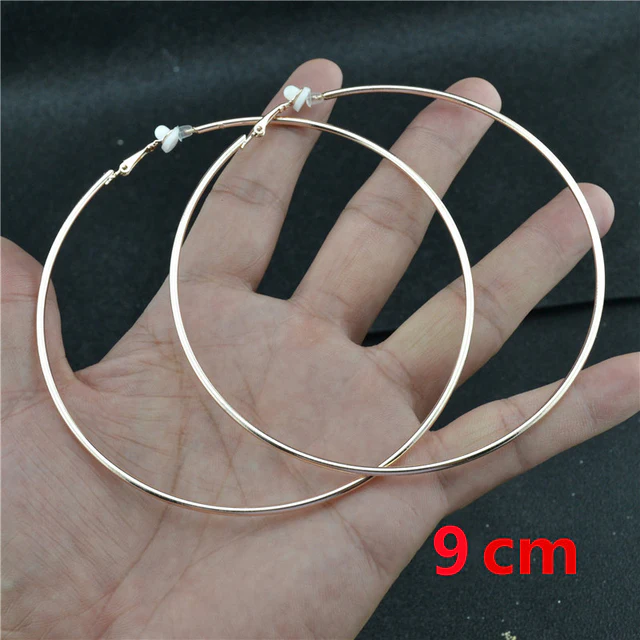 Round Clip-On Earrings – Stainless Steel No Piercing Ear Clips