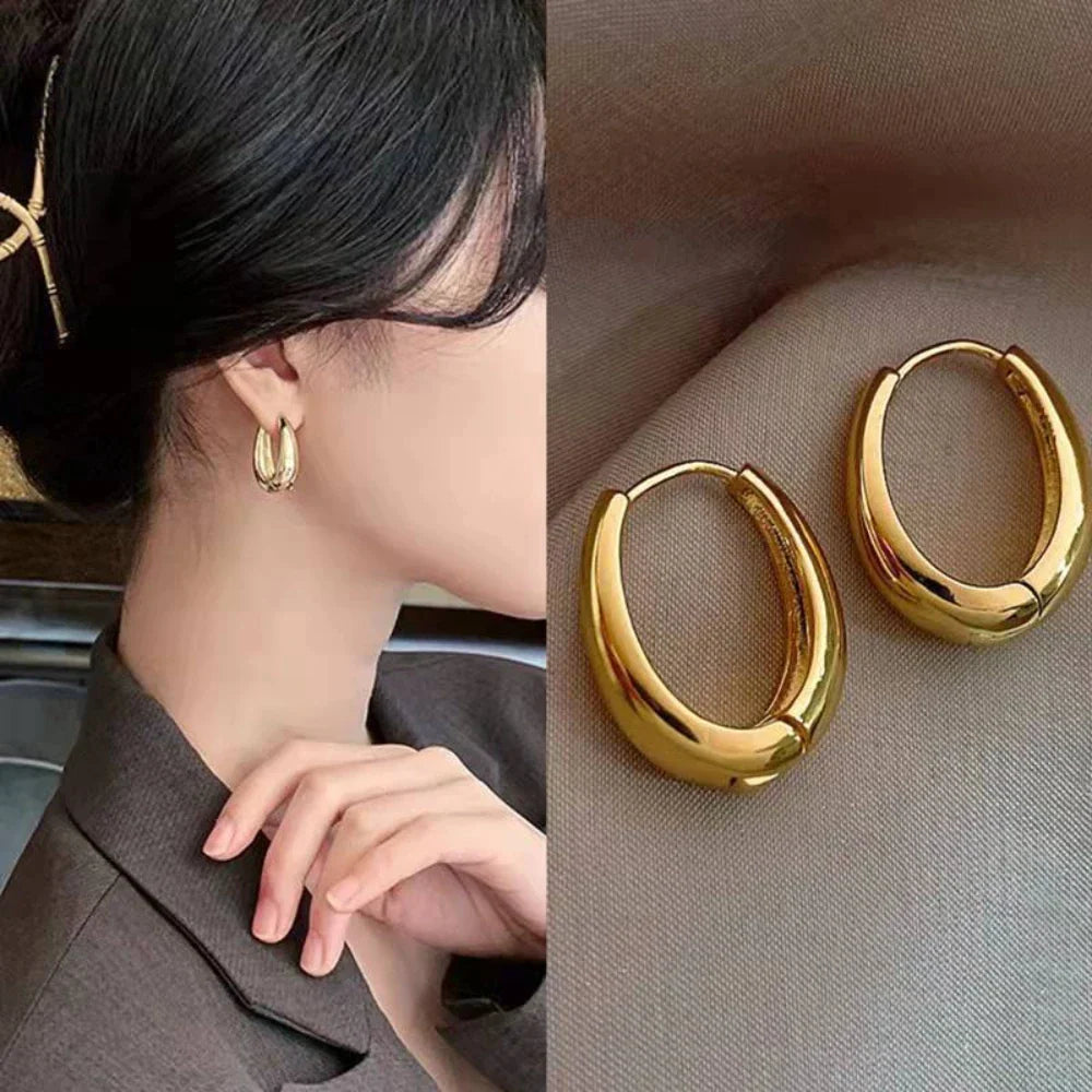 Classic Gold Hoop Earrings